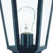 Camelot 1 Light 17 inch Matte Black Exterior Post Mount Light
