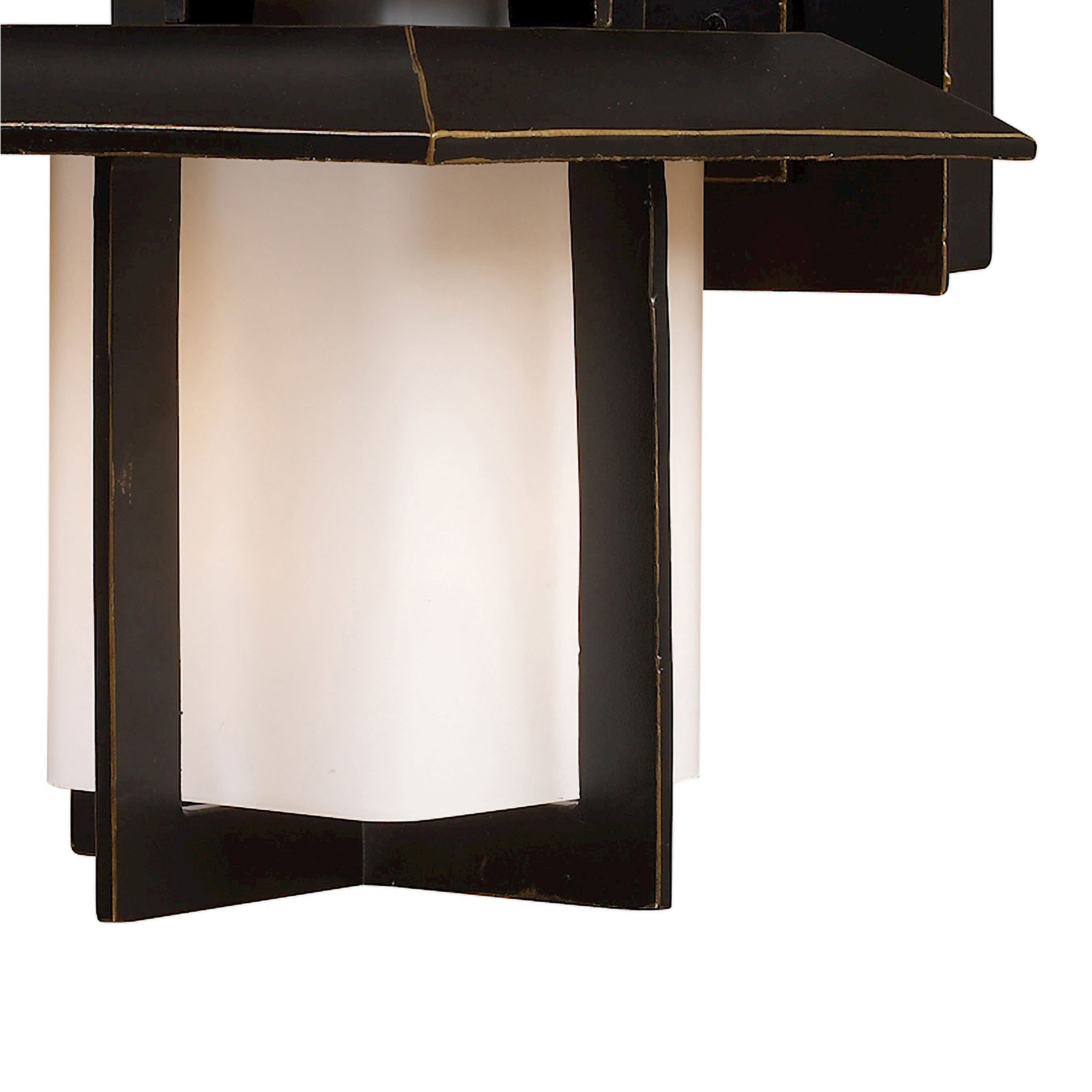 Kanso 1 Light 11 inch Aged Bronze Outdoor Wall Sconce