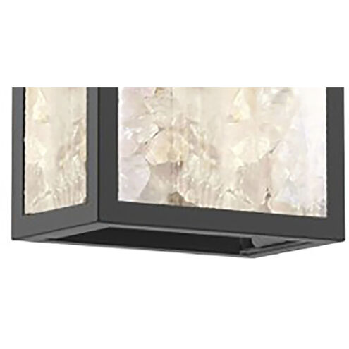 Great Outdoors Salt Creek LED 32 inch Coal Outdoor Wall Sconce