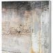 Industrial Abstract Off White with Blue Framed Wall Art