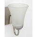 Classic 2 Light 13 inch Brushed Nickel Bath Vanity Wall Light