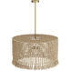 Amari 5 Light 31 inch Natural Chandelier Ceiling Light