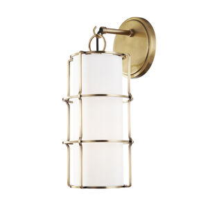 Sovereign LED 7 inch Aged Brass Wall Sconce Wall Light
