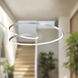 Ampersand LED 31.5 inch Brushed Nickel Pendant Ceiling Light