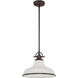 Grant 1 Light 14 inch Palladian Bronze Pendant Ceiling Light