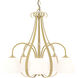 Sweeping Taper 5 Light 24.00 inch Chandelier