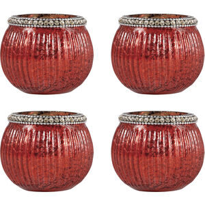 What's New Red Holiday Votives, Sterlyn