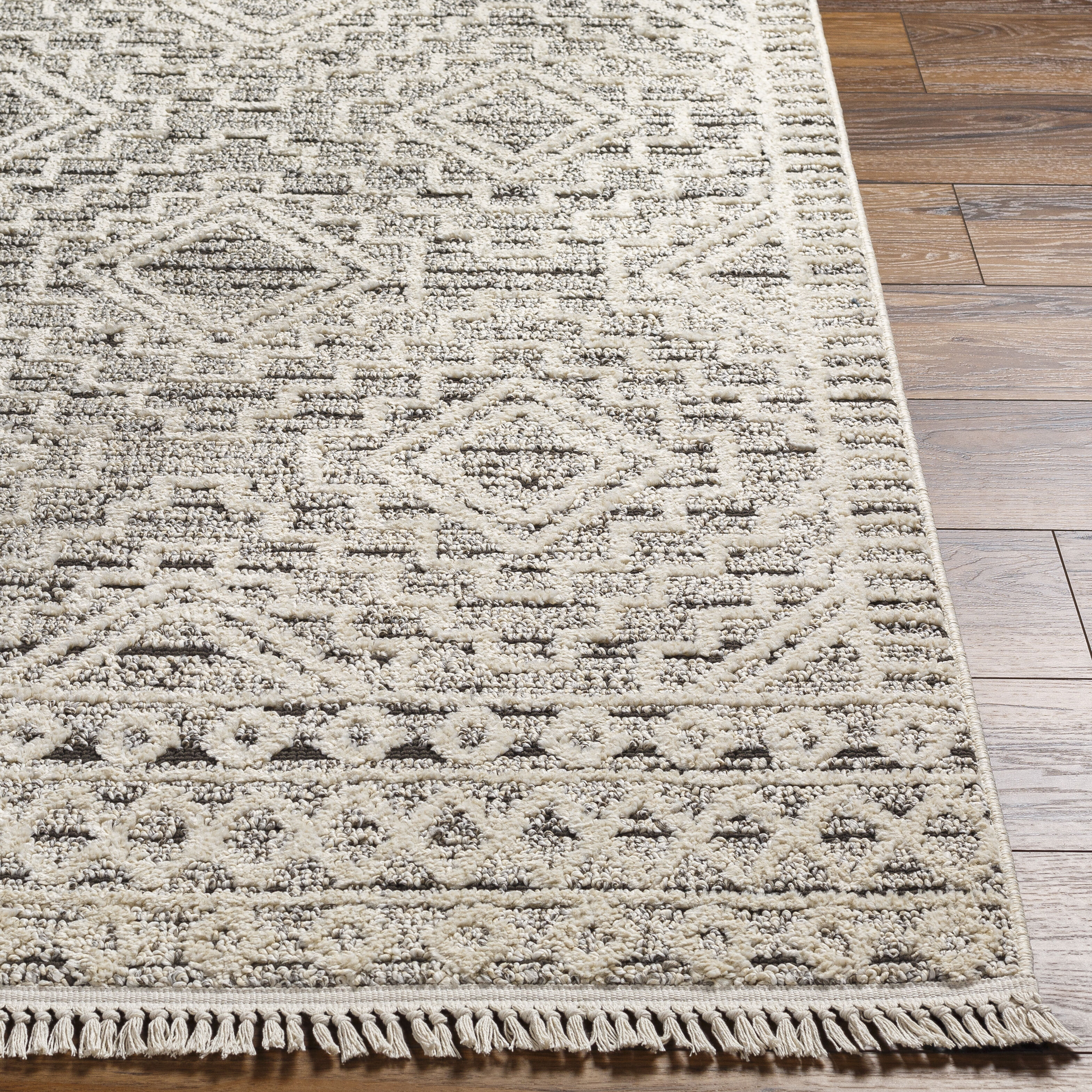 Berlin 84 X 62 inch Light Grey Rug, Rectangle