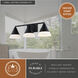 Winthrop 3 Light 25.25 inch Matte Black Bathroom Light Wall Light