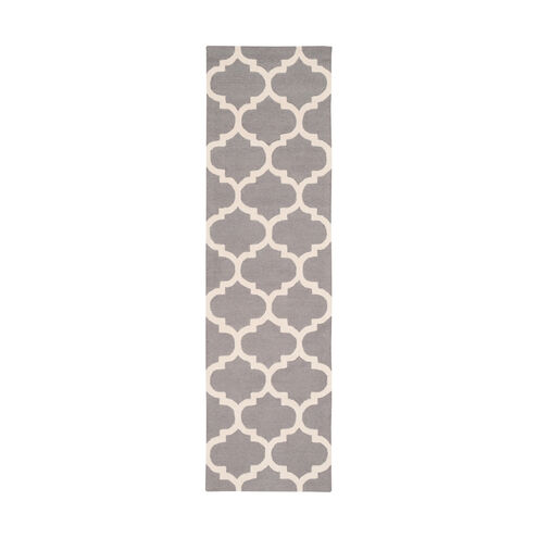 Pollack 72 X 48 inch Medium Gray/Cream Rugs, Rectangle