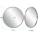 Copenhagen 30 X 30 inch Brushed Silver Wall Mirror