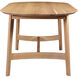 Trie 76 X 36 inch Natural Dining Table