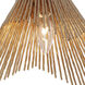 Aristocrat 2 Light 8 inch Dark Bronze and French Gold Mini Pendant Ceiling Light