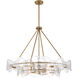Elora 12 Light 35.75 inch Legacy Brass Pendant Ceiling Light