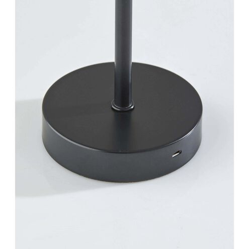 Benji 13.63 inch 1.50 watt Black LED Cordless Table Lamp Portable Light