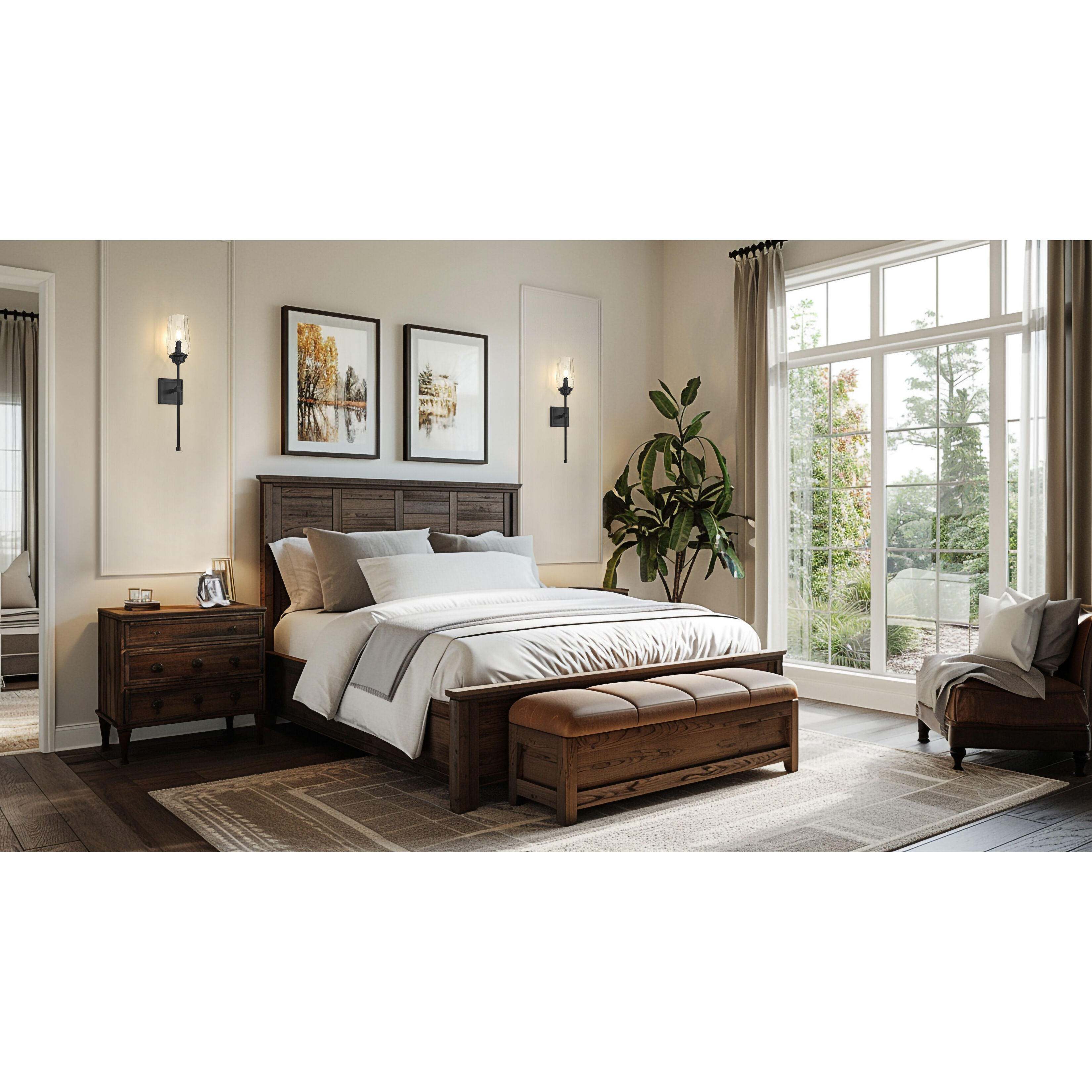 Cosmo Wall Sconce Wall Light in Matte Black