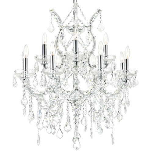 Maria Theresa 13 Light 30 inch Chrome Up Chandelier Ceiling Light