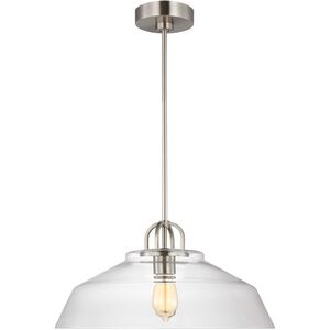 Drew & Jonathan Scott Payton 1 Light 20 inch Brushed Steel Pendant Ceiling Light