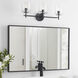 ED Ellen DeGeneres Marietta 3 Light 24 inch Aged Iron Vanity Light Wall Light