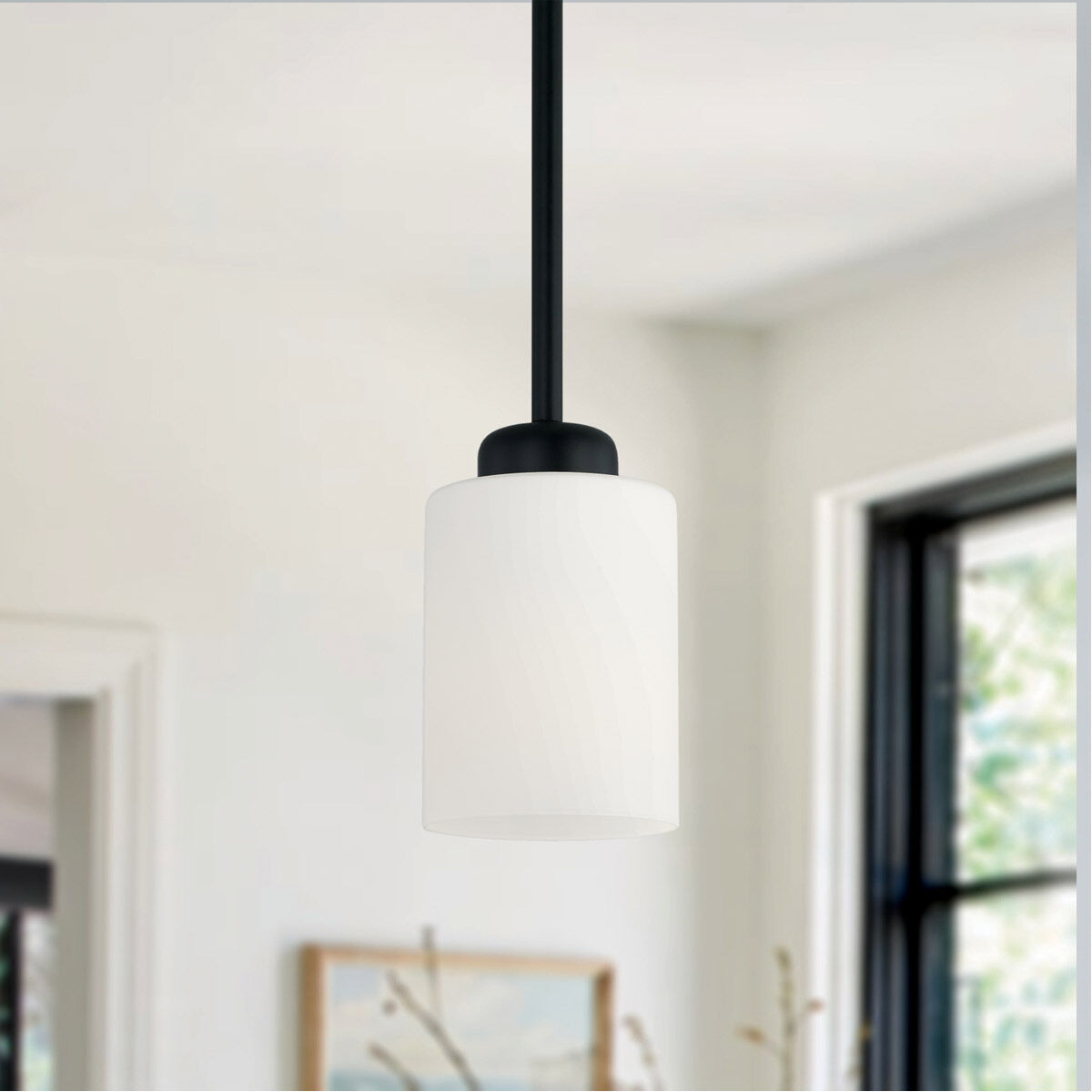 Dixon 1 Light 5 inch Matte Black Pendant Ceiling Light