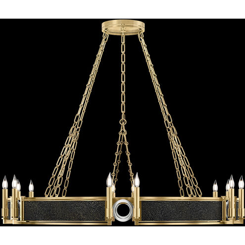 Mirage 12 Light 49.75 inch Gold Chandelier Ceiling Light