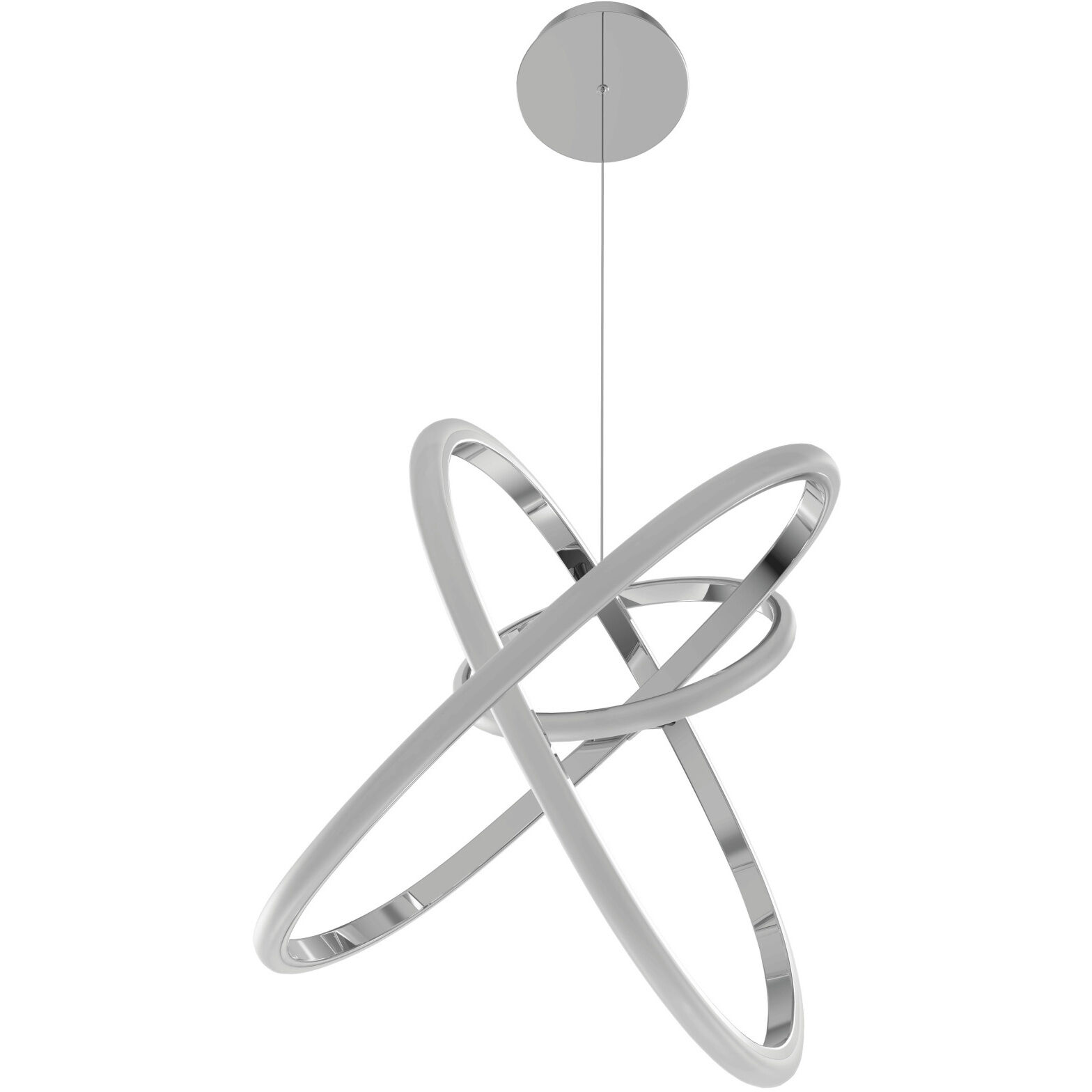 Circa LED 21 inch Chrome Pendant Ceiling Light