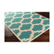 Arise 114 X 90 inch Teal Indoor Area Rug, Rectangle