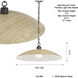 Derby 1 Light 18.5 inch Dark Bronze Pendant Ceiling Light