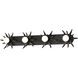 Paloma 4 Light 43 inch Anthracite Bath Vanity Wall Light