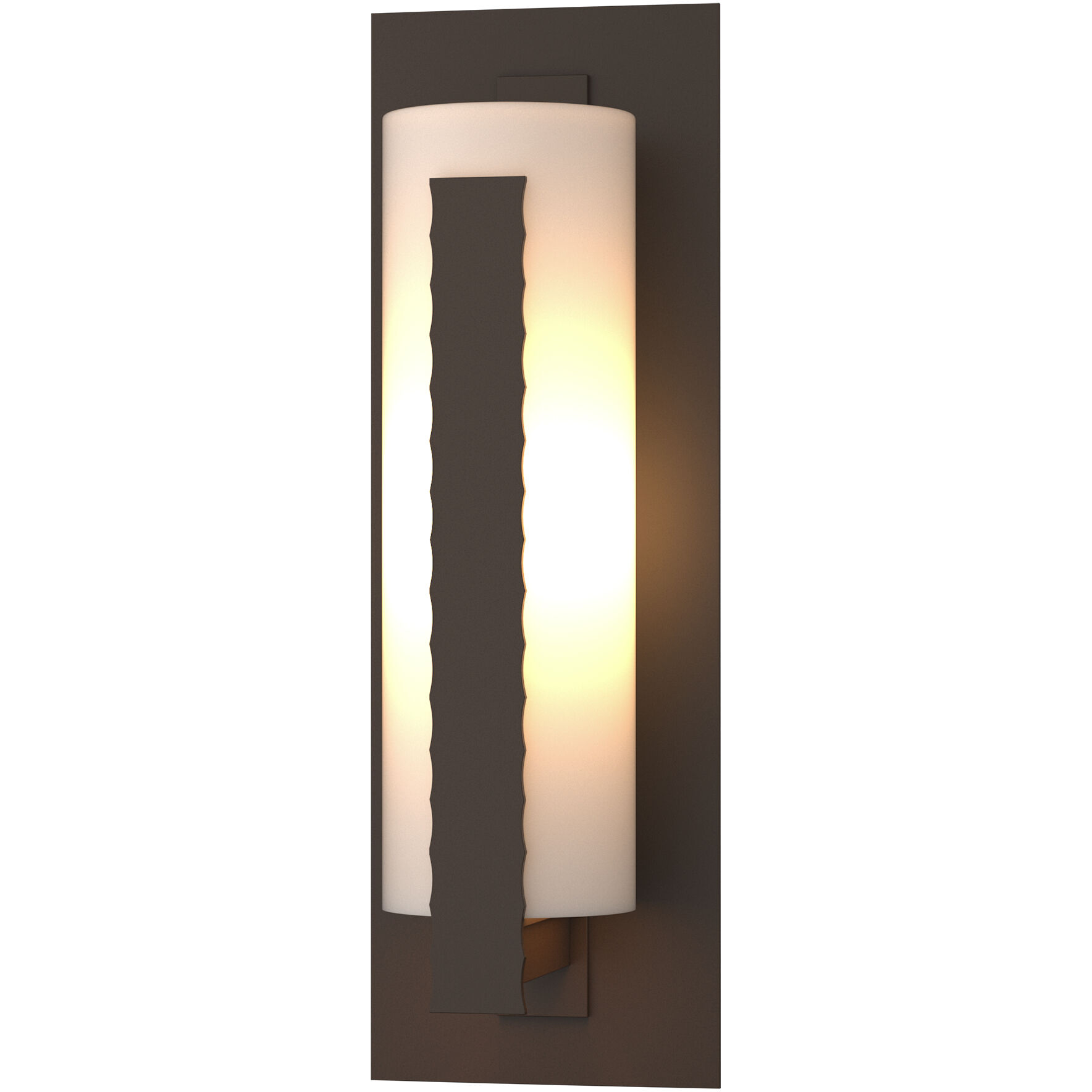 Forged Vertical Bars 1 Light 23.5 inch Coastal Bronze Outdoor Sconce, Large