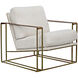 Oryan Brass Occasional Chair