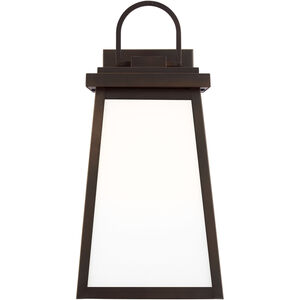 Founders 1 Light 18 inch Antique Bronze Outdoor Wall Lantern