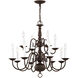 Williamsburgh 12 Light 26 inch Bronze Chandelier Ceiling Light