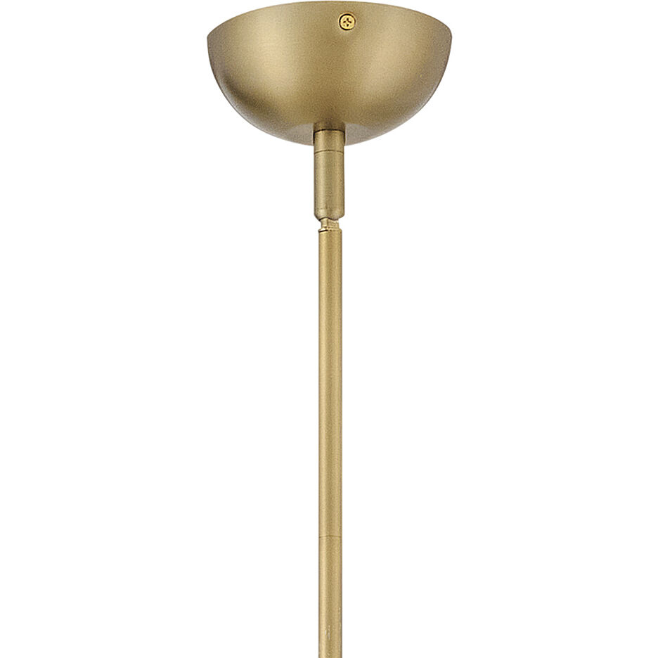 Altman 3 Light 60 inch Lacquered Brass Chandelier Ceiling Light