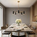 Zentro LED 29 inch Satin Brass Chandelier Ceiling Light