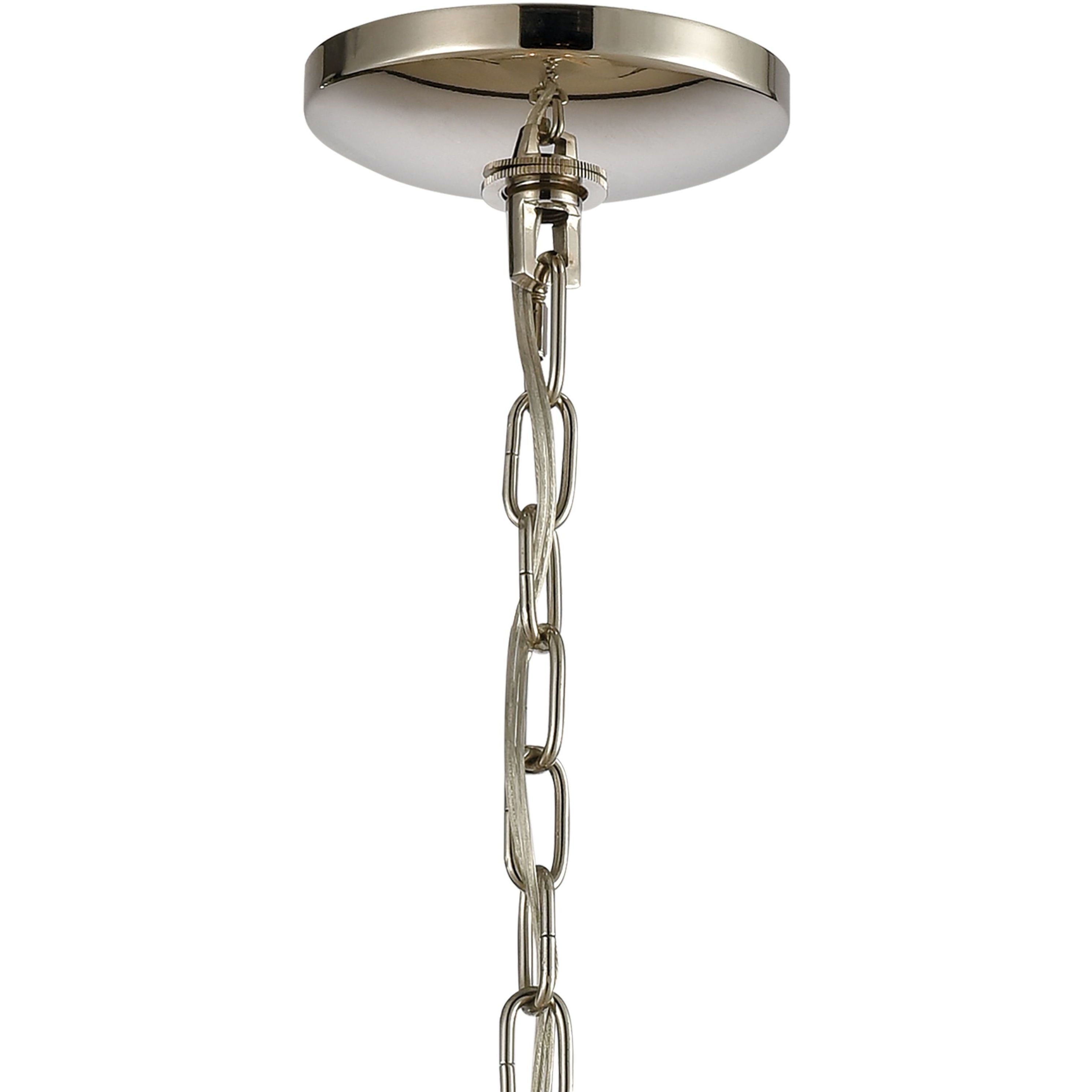 Geosphere 3 Light 15 inch Polished Nickel Chandelier Ceiling Light