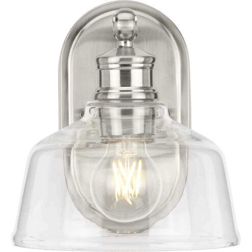 Singleton 1 Light 7.62 inch Brushed Nickel Bath Vanity Wall Light