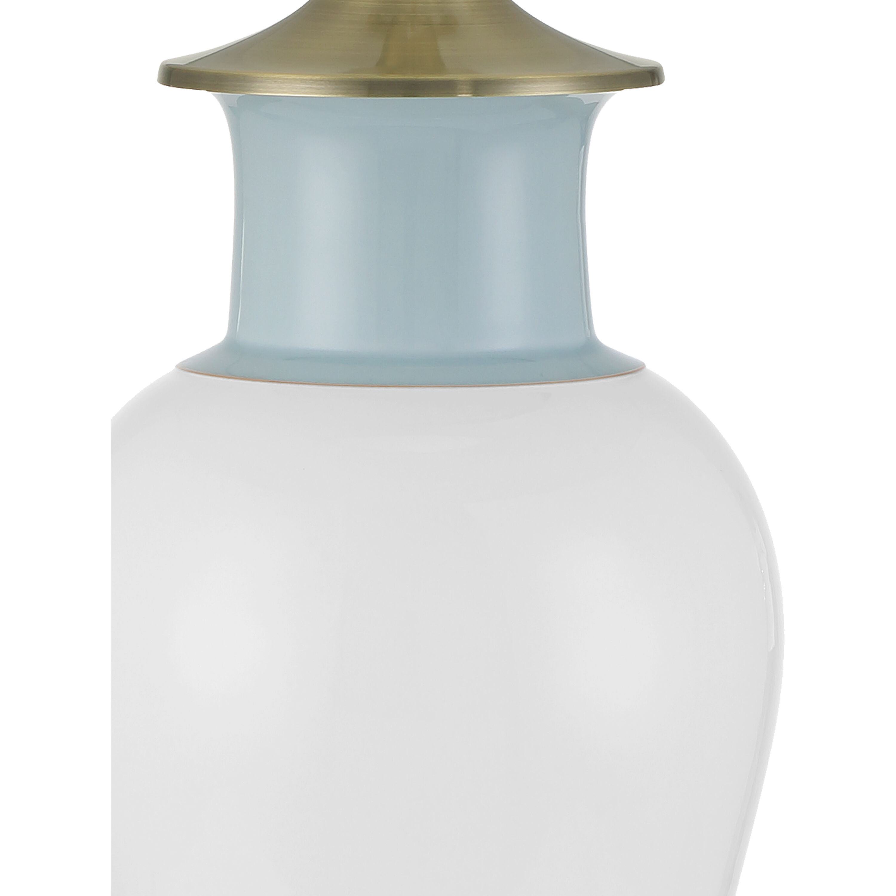 Kora 32 inch 150.00 watt White/Light Blue Table Lamp Portable Light