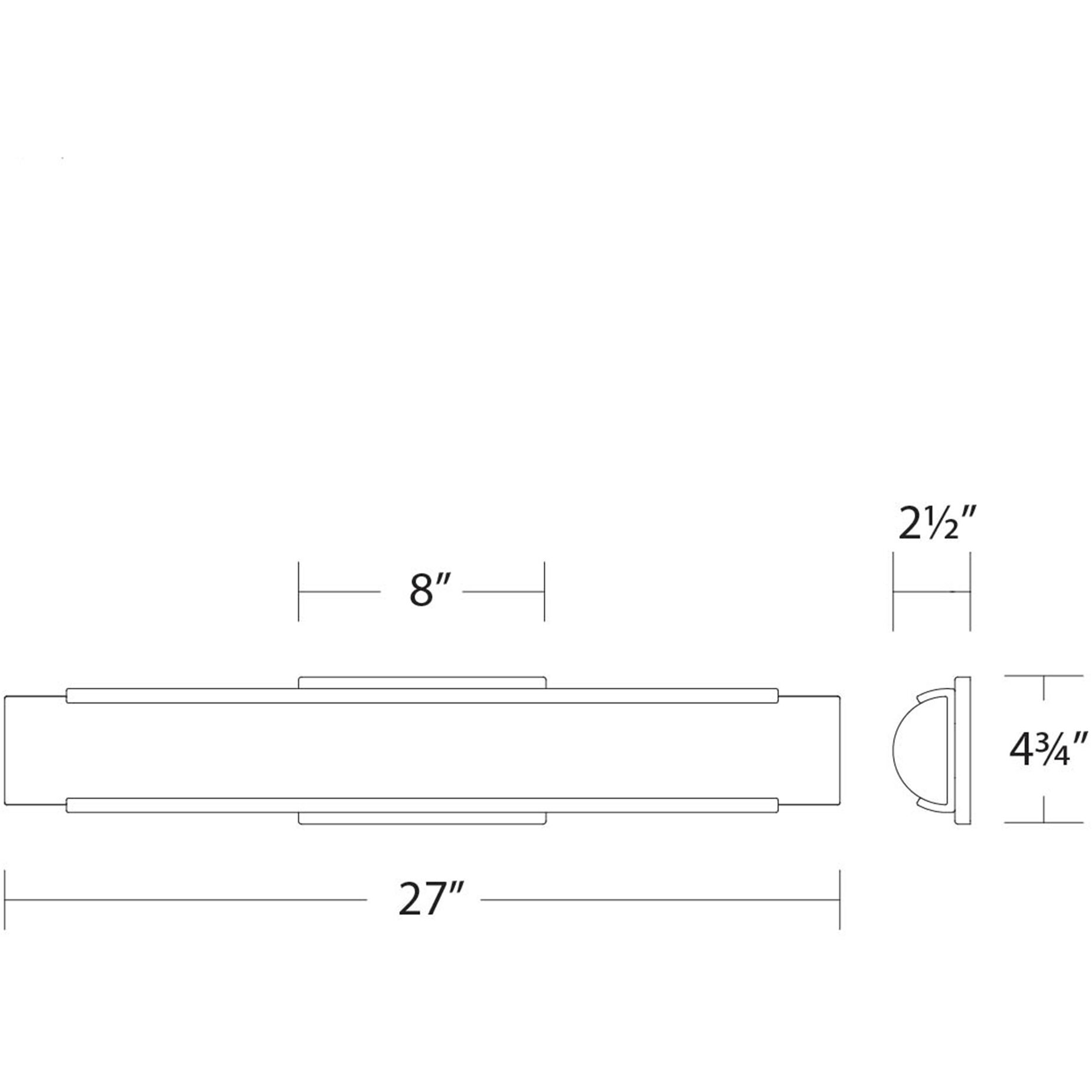 Demi Indoor Wall Lighting in Brushed Nickel, WAC Limited
