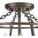 Joanie 3 Light 13 inch Old Bronze Semi Flush Mount Ceiling Light