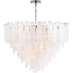 Glacier 16 Light 31 inch Polished Nickel Chandelier Ceiling Light, Large