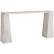 Antonine 63 inch White Faux Marble Console