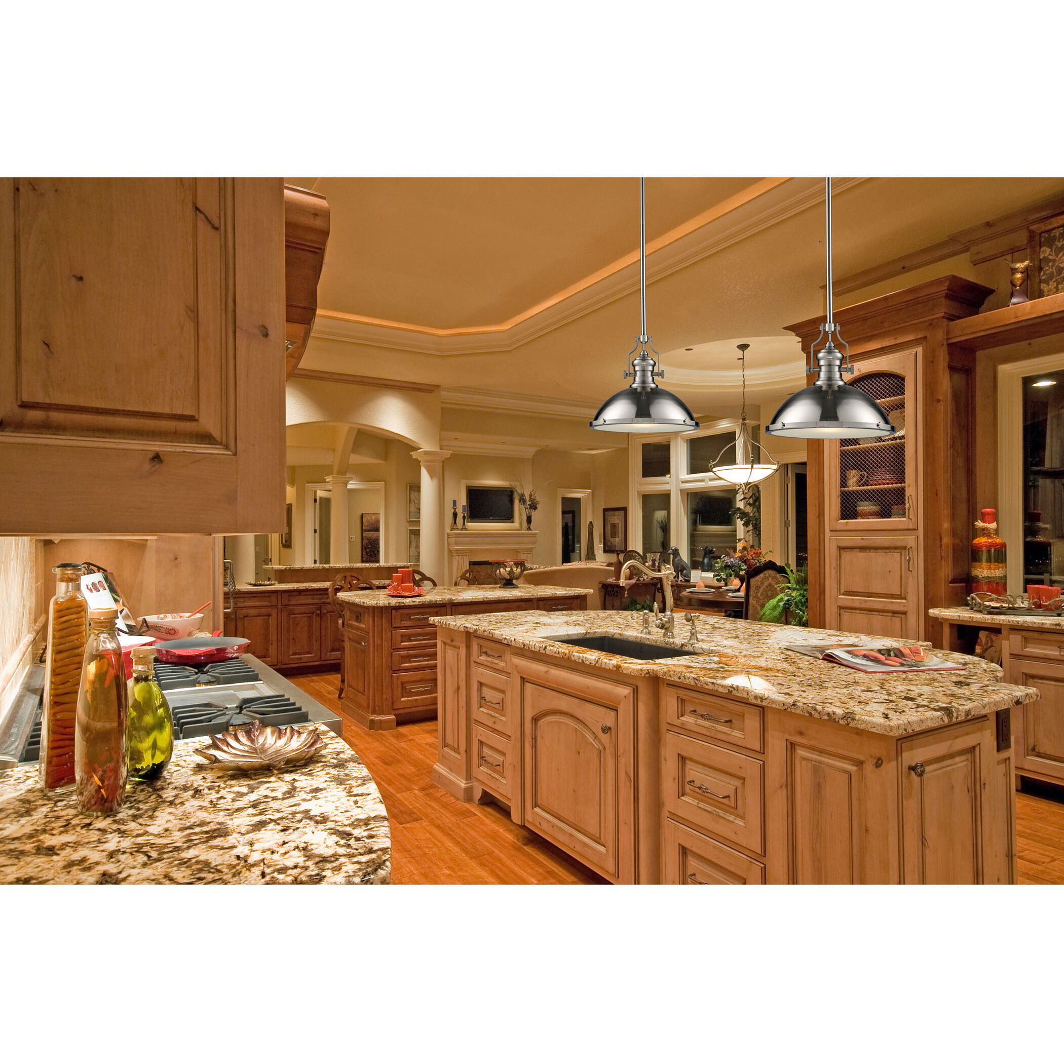 Chadwick 1 Light 17 inch Chrome Pendant Ceiling Light