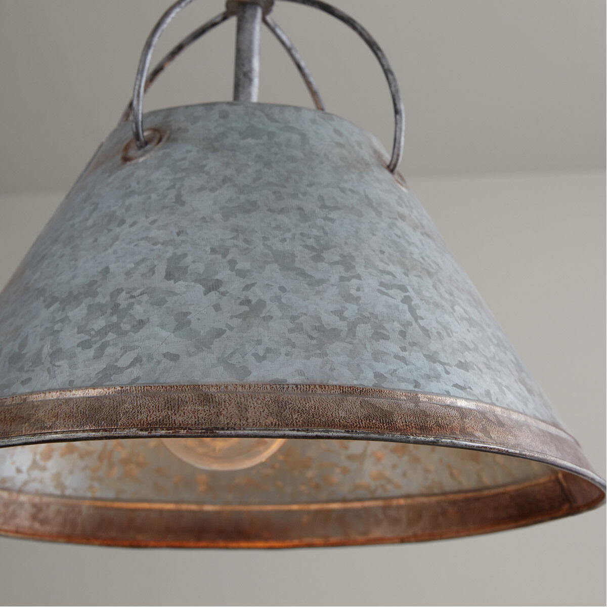 Galvanized ceiling light new arrivals