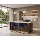 Boden White / Chocolate Kitchen Island
