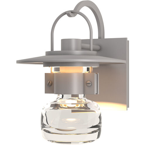 Mason 1 Light 9.7 inch Coastal Burnished Steel Outdoor Sconce, Small