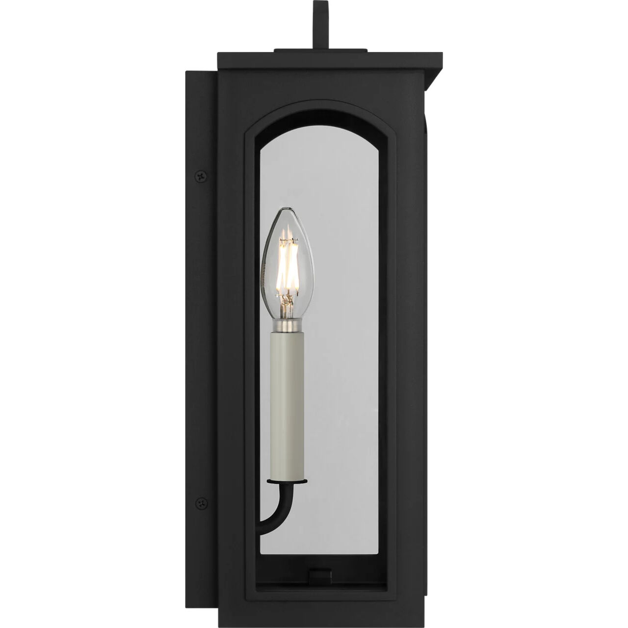 C&M by Chapman & Myers Modesto 1 Light 15.38 inch Textured Black Outdoor Wall Lantern
