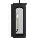 C&M by Chapman & Myers Modesto 1 Light 15.38 inch Textured Black Outdoor Wall Lantern