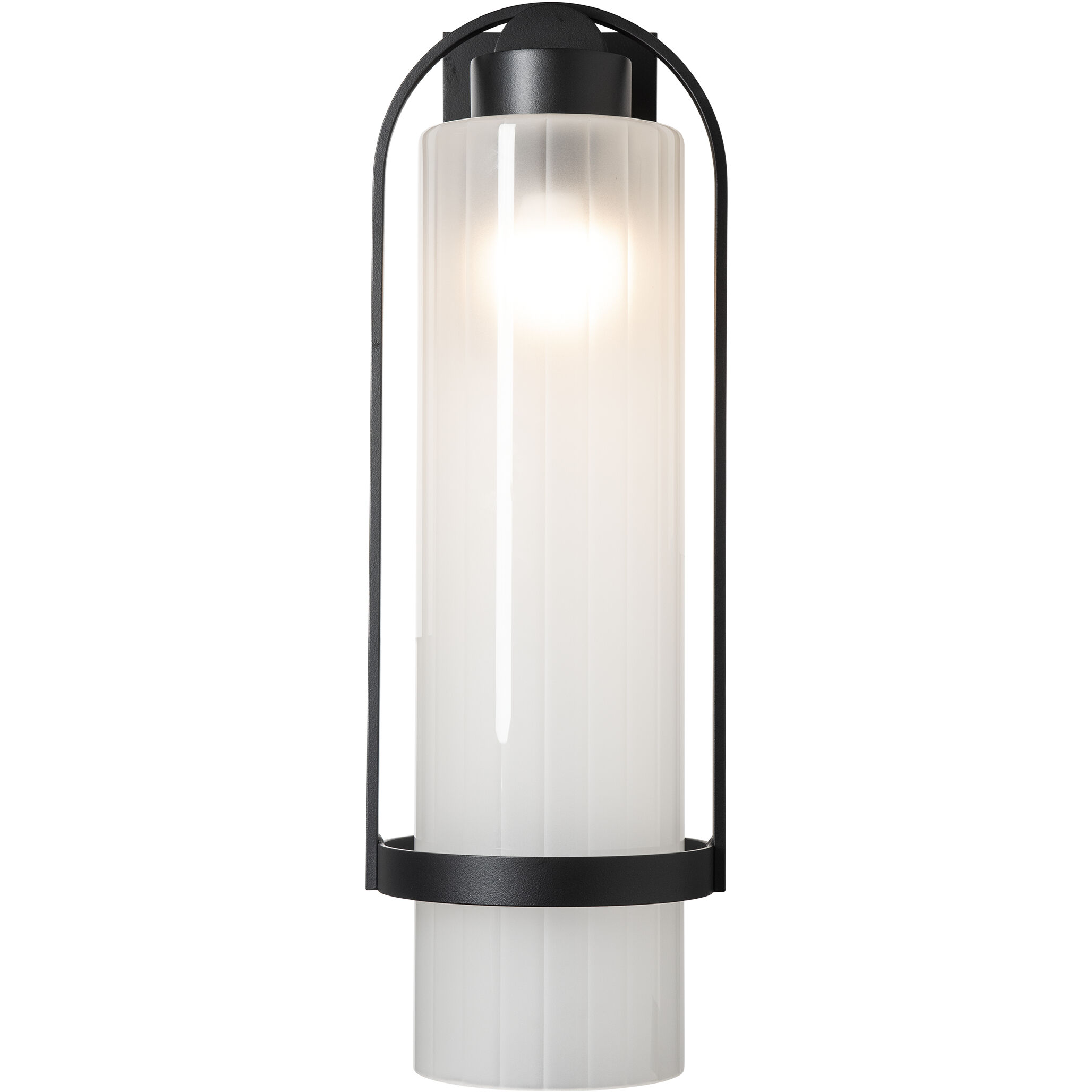 Alcove 1 Light 23.2 inch Coastal Black Outdoor Sconce in Frosted, Large