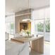 Novella LED 24 inch Polished Gold Convertible Pendant Ceiling Light